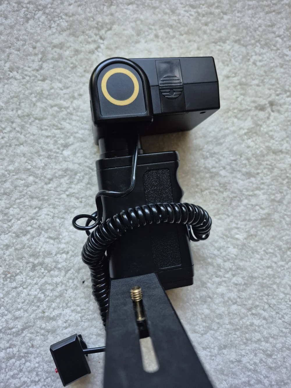 Black SLR Camera with Lens - Black